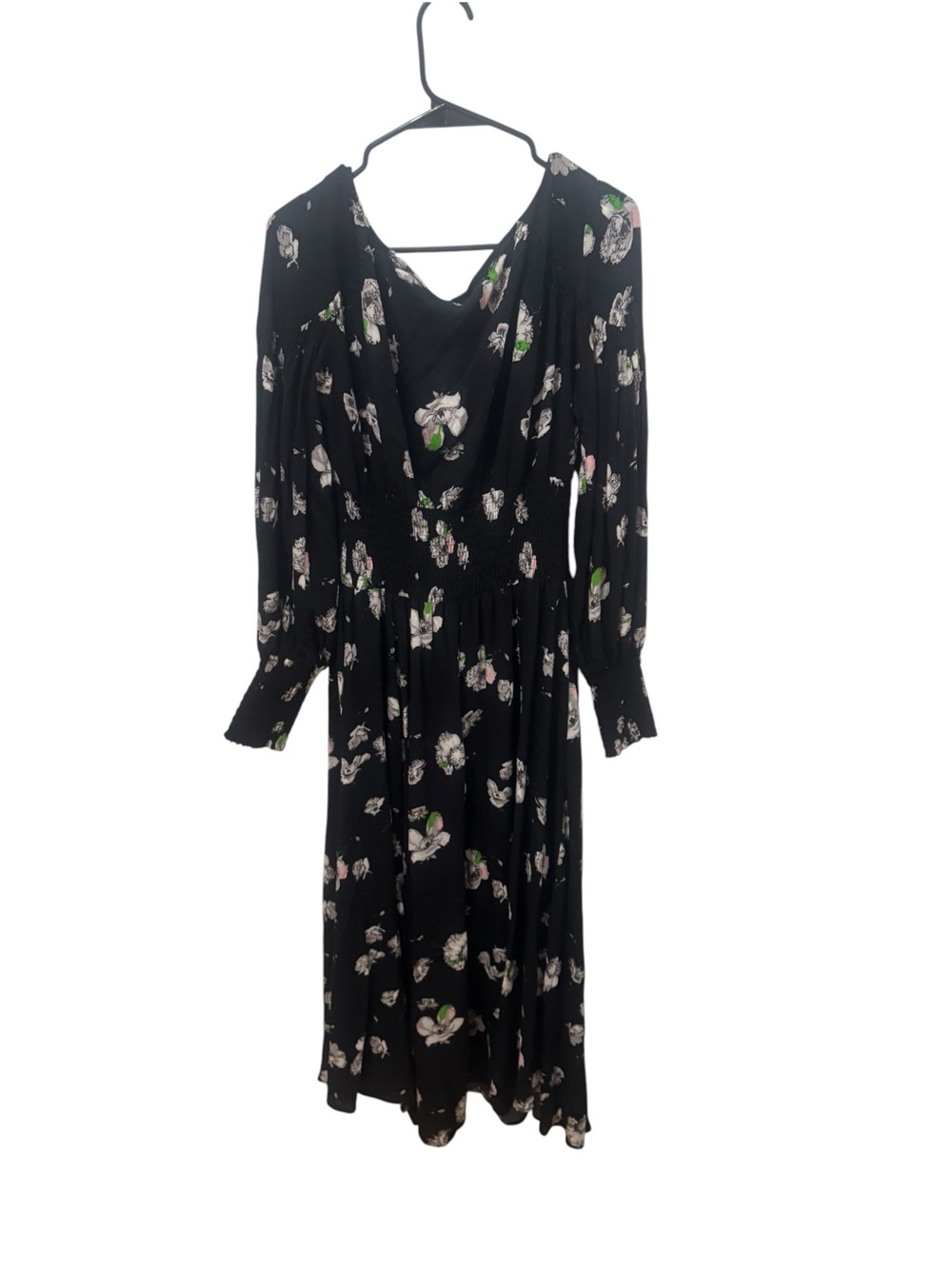 Free People ‘So Sweetly’ floral wrap midi dress Size Medium - Picture 3 of 6